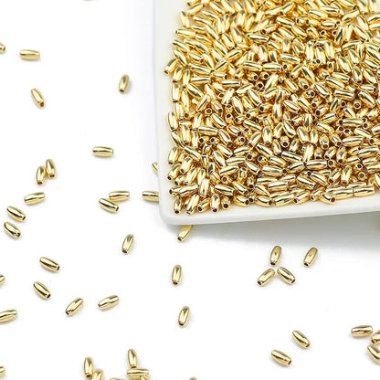 100-400pcs Gold Color Beads 4mm 6mm CCB Cube Crown Heart Pendant Star Spacer Loose Beads for Love Jewelry Making Bracelets DIY S