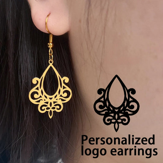 Design Customized Personalized Earrings, Stainless Steel Accessories,  Jewelry, And Home Gifts Using Images/Logos/Company Logos