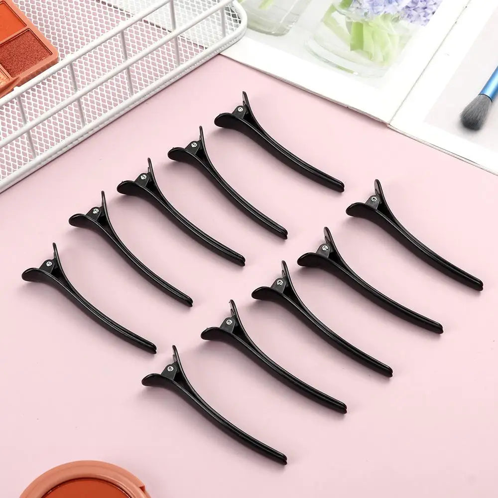 10Pcs 10Pcs Hairdressing Hairpins Salon Styling Hair Clips Basic Hair Clips Section Clamps Washing Shower Barrette