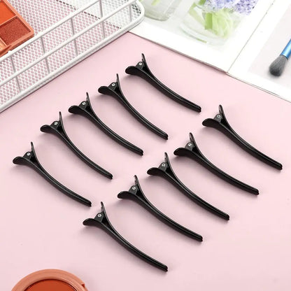 10Pcs 10Pcs Hairdressing Hairpins Salon Styling Hair Clips Basic Hair Clips Section Clamps Washing Shower Barrette