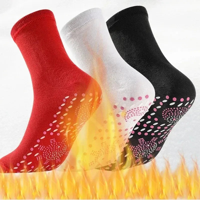 1/2/3/4/5pairs Self-Heating Magnetic Socks For Women Men Self Heated Socks Tour Health Comfortable Winter Warm Socks Ski Socks