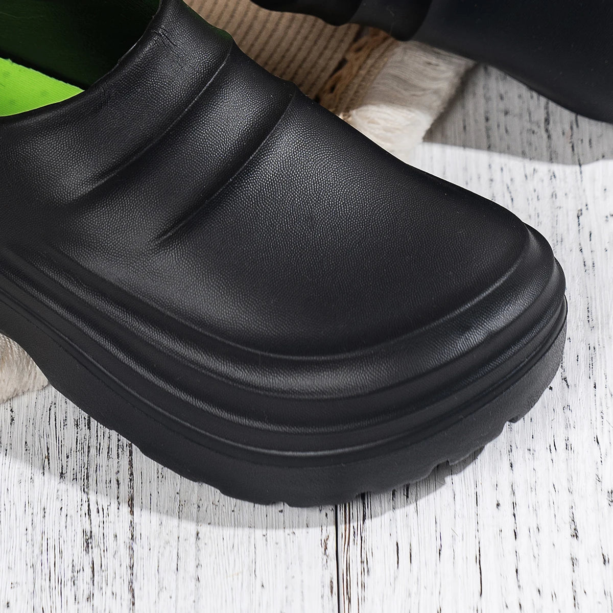 Women's Thick-Soled Kitchen Slippers, Oil-Proof, Waterproof, Non-Slip, Thick-Soled, Wear-Resistant, Comfortable, Soft-Soled, Hom