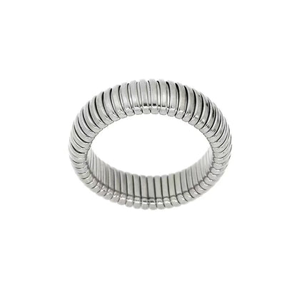 Crystal High End Non Tarnish Fashion Geometric Open Gold Plated Stainless Steel Rings for Women Wedding Ring Jewelry