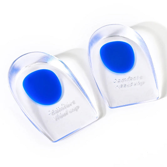 1 Pair Gel Insole Silicone Men Women Heel Cushion Insoles Soles Relieve Foot Pain Spur Support Shoe Pad High Heel Inserts