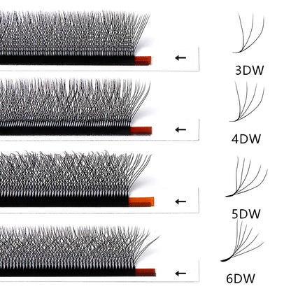 JB Jeyelabeau W Shape Eyelashes Extensions YY Shaped Eyelash Extension 3D 4D 5D 6D 8D Premade Fans Auto Flowering Russian Lashes