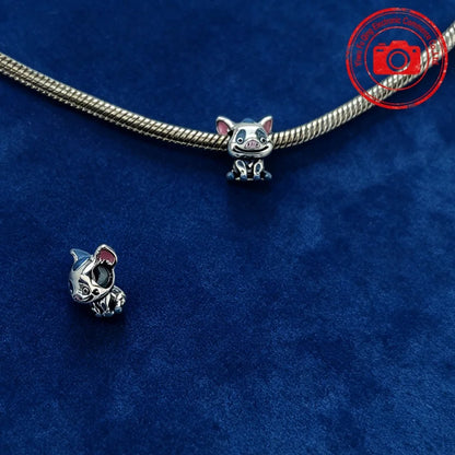 New Original Charms DIY Women Jewelry Gifts Fox Rabbit Chicken Pig Pet Dog Elephant Beads Fit 925 Silver Bracelets Accessories