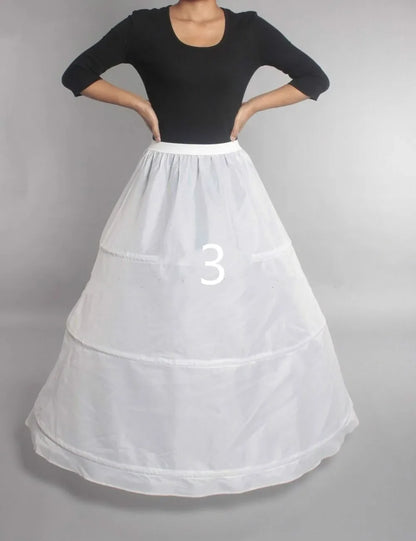 High Quality 6 Hoops Wedding Petticoat Crinoline Slip Bridal Underskirt Puffy In Stock Customized