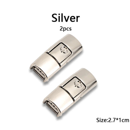 Switches Colorful Metal Buckle No Tie Shoe Laces Press Lock Shoelaces Without Ties Elastic Flat Shoelace Sneaker Kids Adult