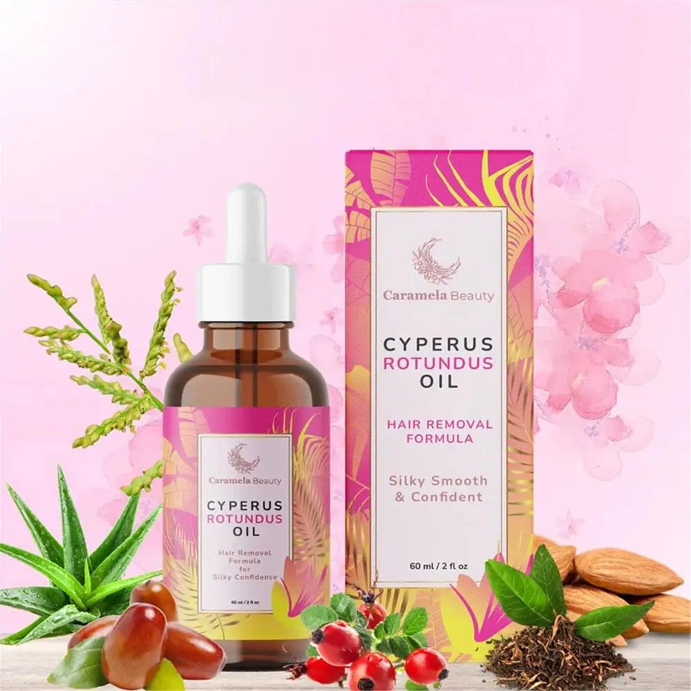 60ml Natural Cyperus Rotundus Oil After Hair Removal Skin Drops Soothing Redness Moisturizing Gentle Slow Hair Growth Body Care