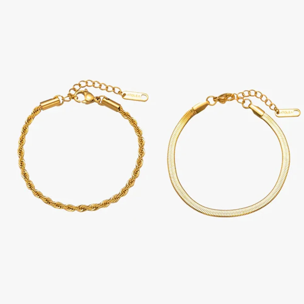 Stainless Steel Round Pendant Chain Bracelet jewelry