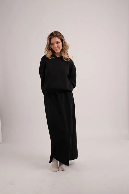 AS AW26 woman oversize sportswear + Skirt set  casual woman clothes