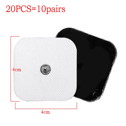 10/20Pcs Tens Electrode Pads Non-Woven For EMS Muscle Stimulator Tens Machine Pad Replacement Electrodes Slimming Massager Patch