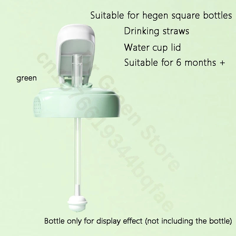 Suitable for hegen bottle accessories/cup cover/handle/nipple/square bottle universal/