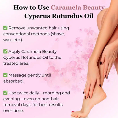 60ml Natural Cyperus Rotundus Oil After Hair Removal Skin Drops Soothing Redness Moisturizing Gentle Slow Hair Growth Body Care