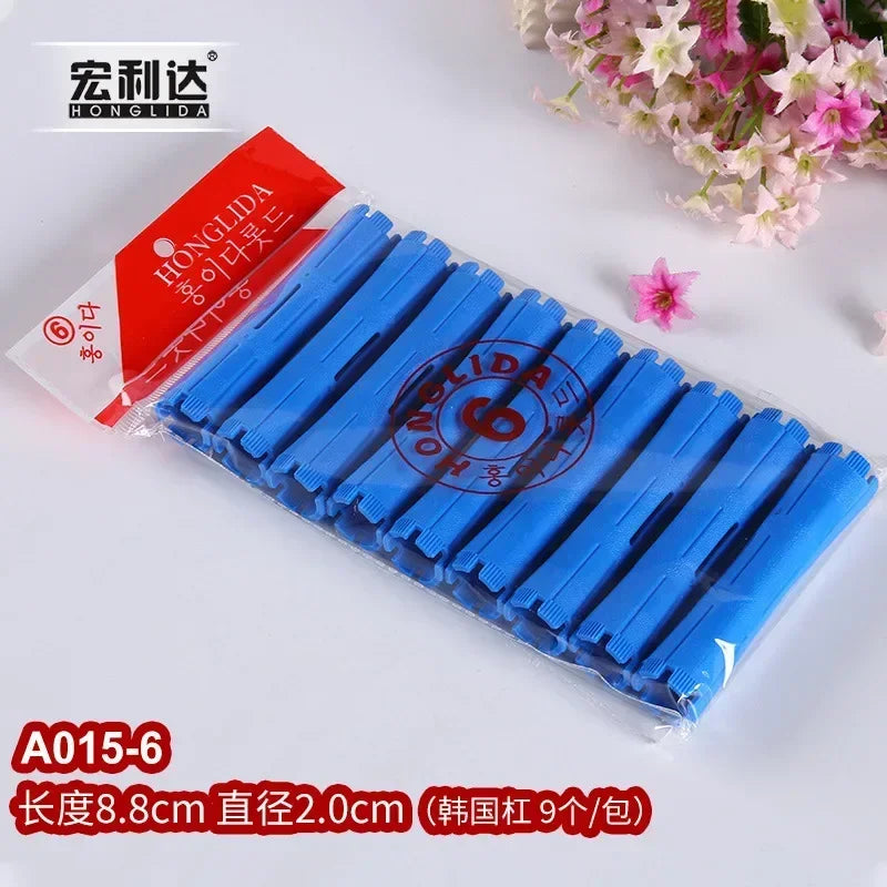 Hair Perm Rods Cold Wave Rods Hair Curling Rollers Curlers Steel Pintail Comb Hair Curler No Heat for Women Long Short Hair