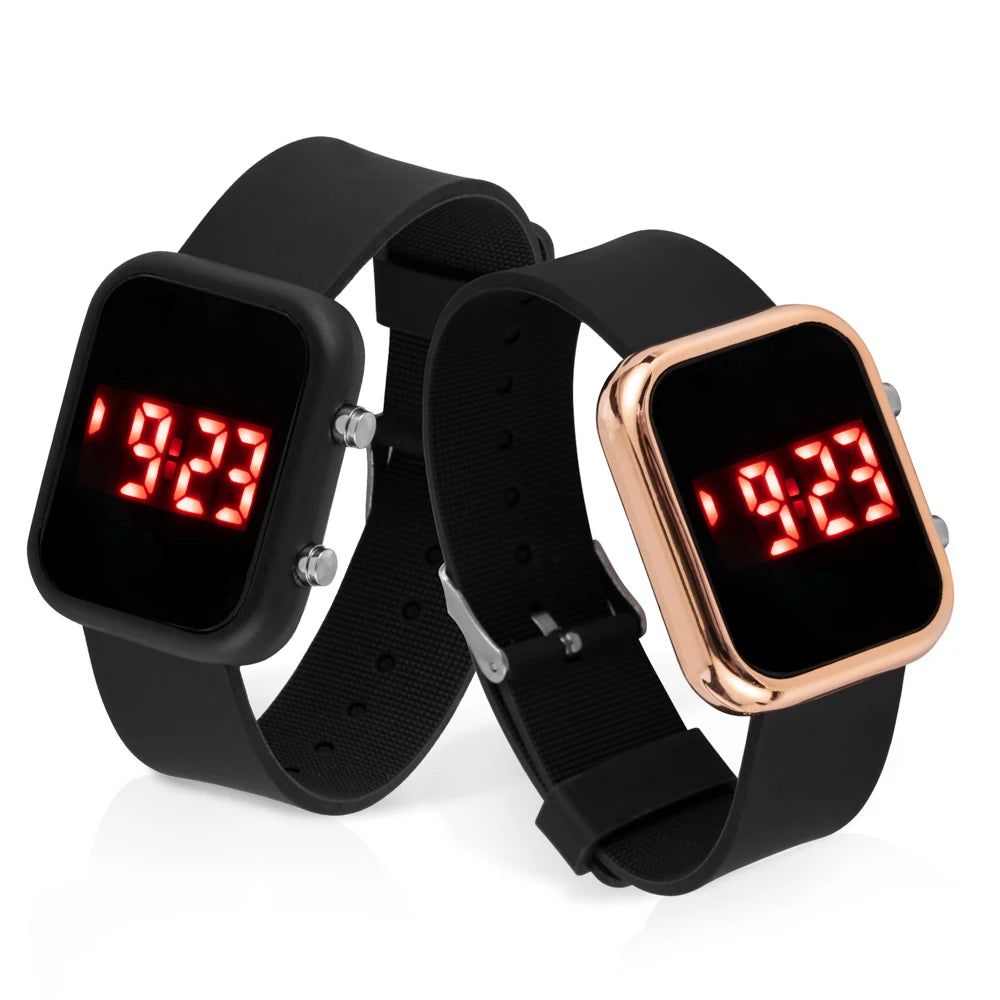 Top Brand Unisex LED Digital Watch Fashion Waterproof Sports Watches for Boys Girls Student Casual Wristwatch for Men Women