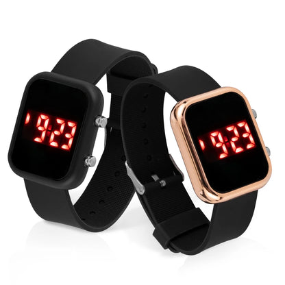 Top Brand Unisex LED Digital Watch Fashion Waterproof Sports Watches for Boys Girls Student Casual Wristwatch for Men Women