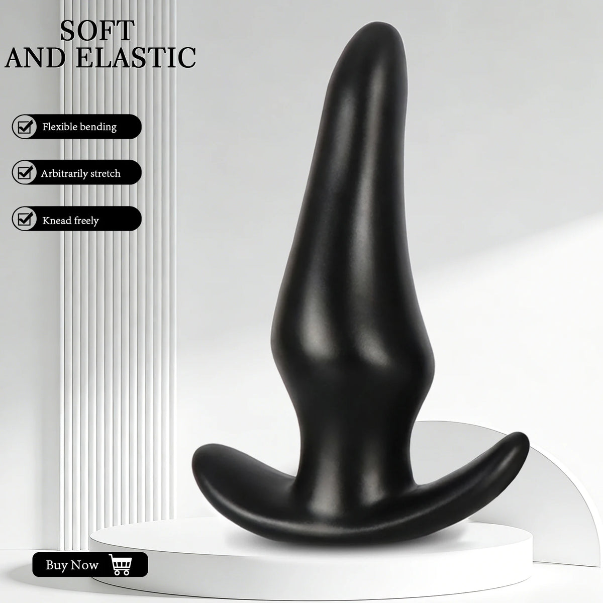 Wearable Anti Drop Soft Anal Plug Prostate Massage Liquid Huge Butt Plug Anal Training Comfortable Wear Anal Butt Plug For Women