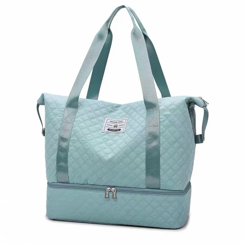 2026Women's Large Capacity Shoulder Bag Foldable Vintage Tote Handbag Casual Commuter Work Travel Bag sac à bandoulière