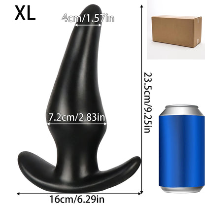 Wearable Anti Drop Soft Anal Plug Prostate Massage Liquid Huge Butt Plug Anal Training Comfortable Wear Anal Butt Plug For Women