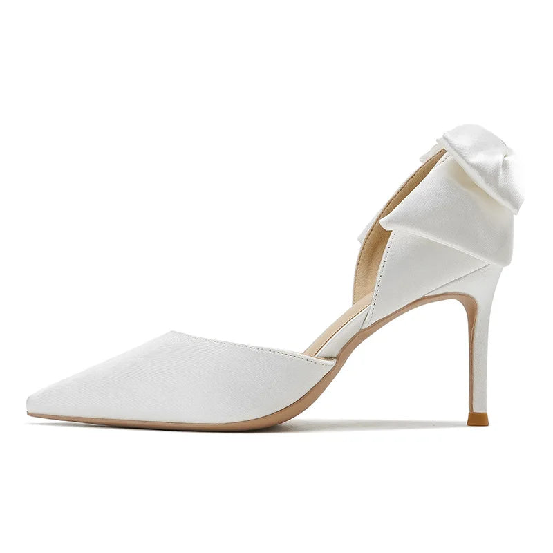 Women's Bow-Detail Pointed-Toe Occasion Heels
