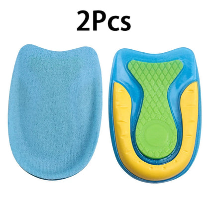 New Soft Silicone Comfort Insoles Invisible Height Increasing Half Insole Shock Absorbing Sports Insoles for Men and Women