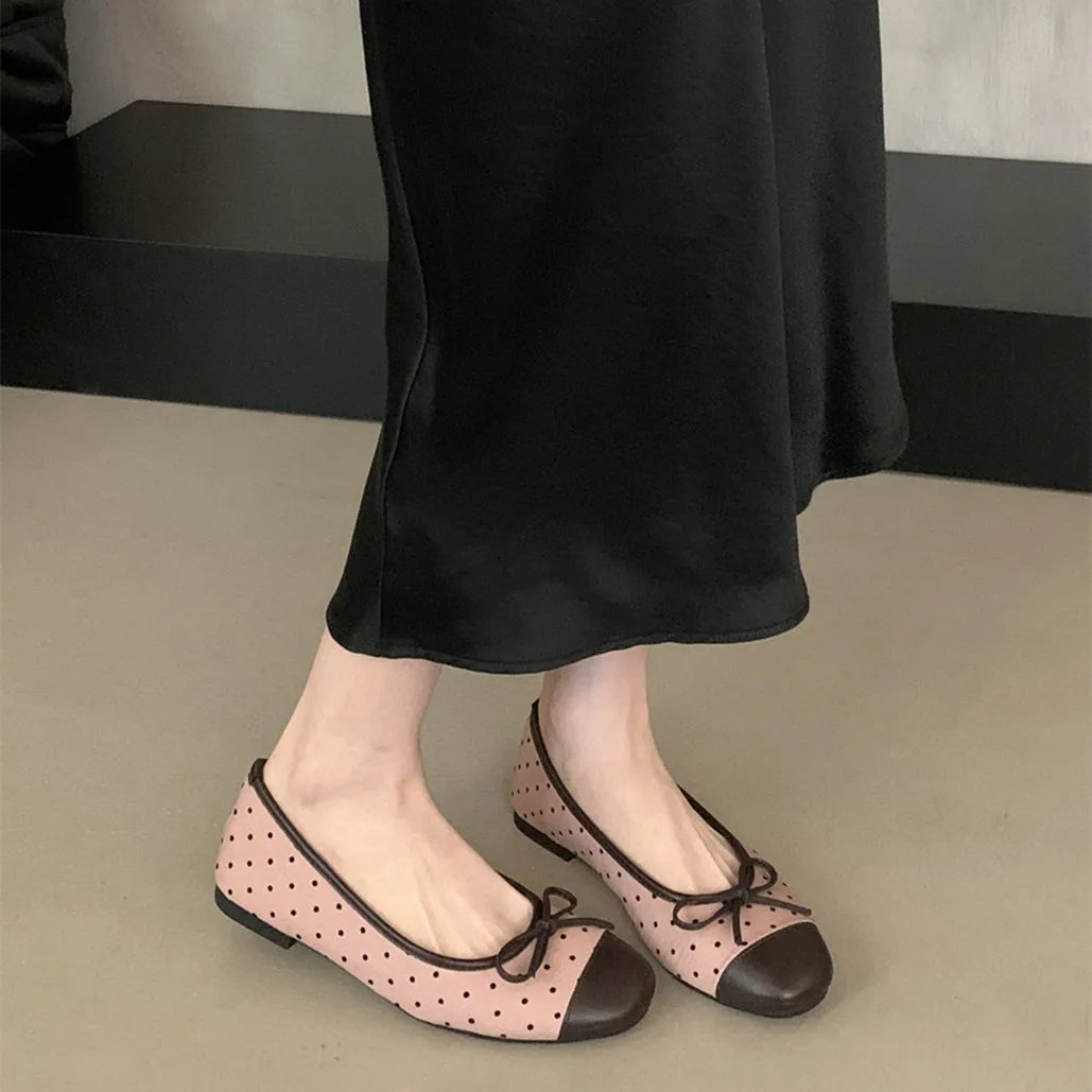 Bailamos Brand New Women Flats Fashion Shallow Ladies Casual Soft Mary Jane Shoes Outdoor Dress Flat Ballet Shoes Mujer