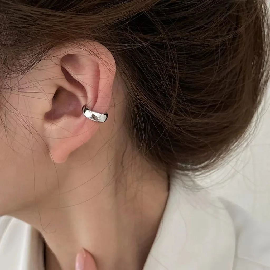 1PC Ear Cuff Without Piercing Earrings For Women Trendy Ear Clips On Simple Style Non Pierced Earring Fashion Ear Jewelry