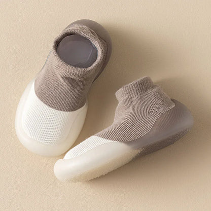 Baby Socks Shoes Infant Color Matching Cute Kids Boys Shoes Doll Soft Soled Child Floor Sneaker BeBe Toddler Girls First Walkers
