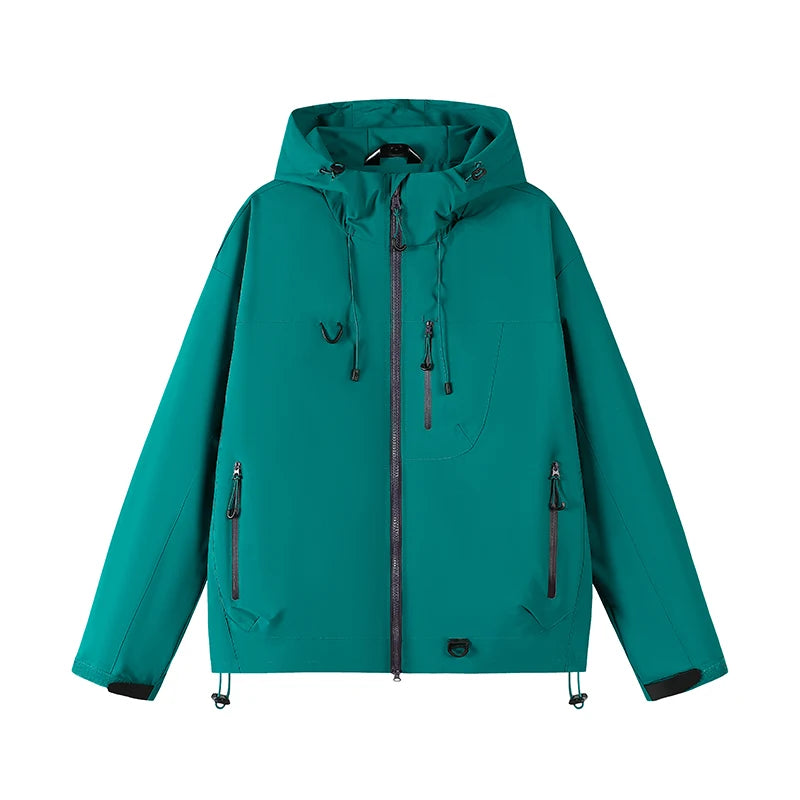 Unisex Hiking Jacket Waterproof Autumn Windbreaker Ourdoor Hooded Coats Women New Jacket Men Fishing Camping Climbing Coats
