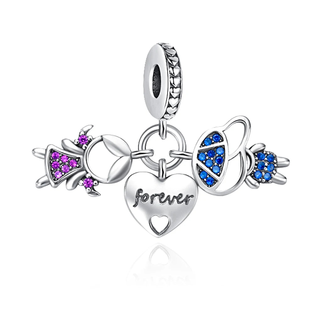 2025 New Hot Sale Hummingbird, firefly, butterfly Charm Beads Fit 925 Sterling Silver Original women Bracelet DIY Jewelry Gift