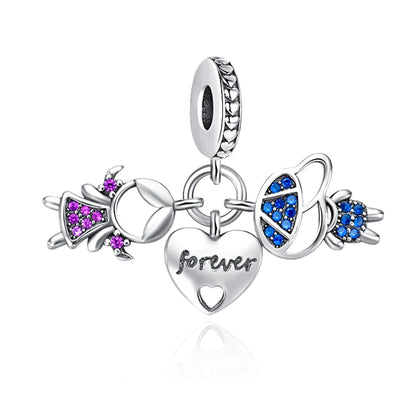 2025 New Hot Sale Hummingbird, firefly, butterfly Charm Beads Fit 925 Sterling Silver Original women Bracelet DIY Jewelry Gift