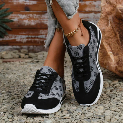 Spring and Summer Women Designer Mouth Breathable Cross Strap Sneakers Flat Comfortable Casual Walking Sneakers Zapatos De Mujer