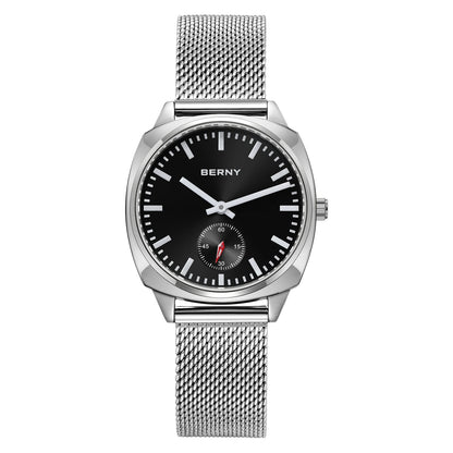 BERNY Quartz Pillow Ladies Watch Luxury Women's  Watch Comfort Fabric Watch for Women Casual Versatile Elegant Ladies Watches