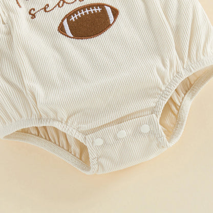 Citgeett Summer Infant Baby Boys Girls Football Bodysuit Cute Sleeveless Overalls Jumpsuit Clothes