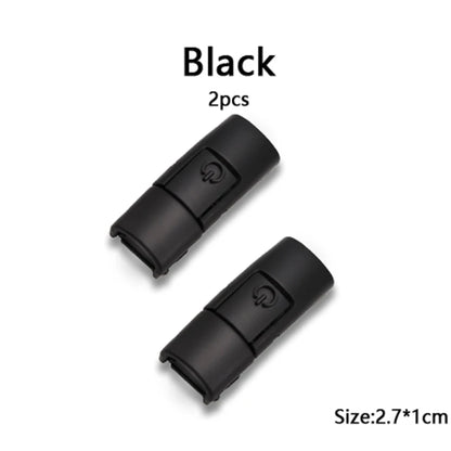 Switches Colorful Metal Buckle No Tie Shoe Laces Press Lock Shoelaces Without Ties Elastic Flat Shoelace Sneaker Kids Adult