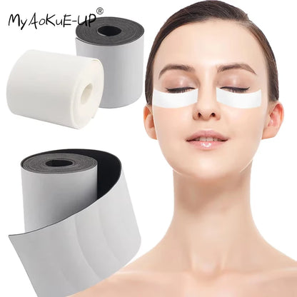 110 Pcs/Roll Eyelash Foam Tape Eye Pads Lash Paper Patches For Eyelash Extension Tips Sticker Wraps Black Patches Makeup Tools