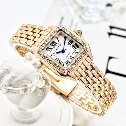 Hot Elegant Luxury Women's Watches Waterproof Gold Watch Quartz Watches Without Box Ladies Relojes Wristwatches