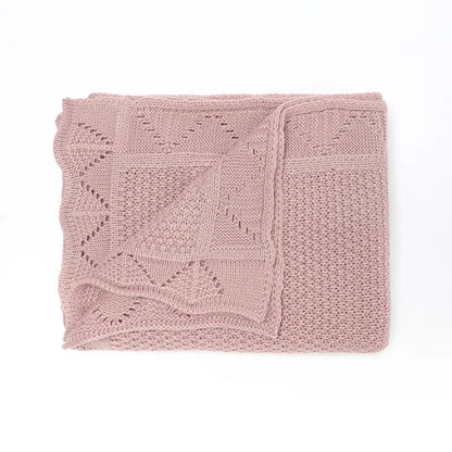 Super Soft Baby Blankets Swaddle Wrap 100*80cm Knit Pure Color Newborn Sleeping Covers for Stroller Bassinet Comfort All Seasons