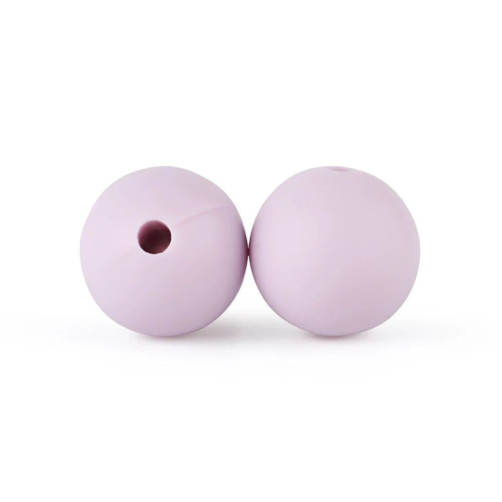 50Pcs/Lot 15mm 9mm 12mm Silicone Beads for DIY KeyChains Jewelry Making Pen Necklace Bracelet Round Loose Beads Choose Color
