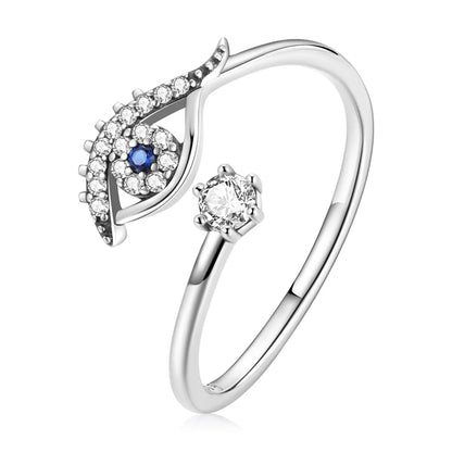 WOSTU 925 Sterling Silver Pet Cat Stackable opening Ring For Women Snake Dog Adjustable rings Fine Jewelry Party Birthday Gift