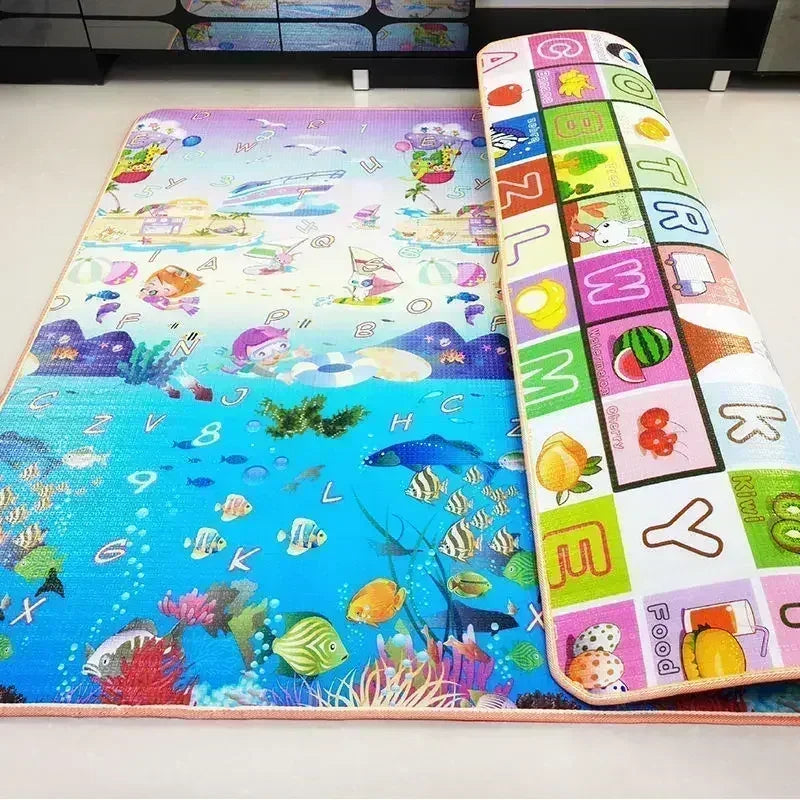 Non-Toxic Thicken 1/0.5cm Baby Play Mat Educational Children's Carpets in The Nursery Climbing Pad Kids Rug Activitys Games Toys