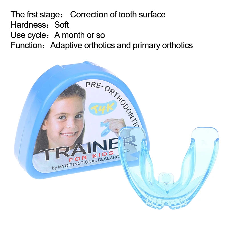 1pc Teeth Trainer for Kids Children Teeth Orthodontic Appliance Dental Alignment Braces Mouthpieces Phase Soft and Hard