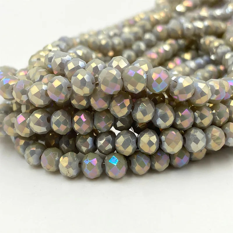 Colorful 2/3/4/6/8/10mm Austria Faceted Crystal Glass Beads For Jewelry Making DIY Accessories