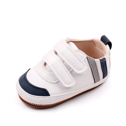 Baby Shoes Soft PU PVC High Quality Anti-slip Sole Newborn Toddler Prewalking Sneaker Spring and Autumn Style 2024 New  BXC3223