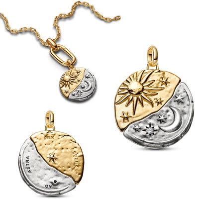 925 Sterling Silver Zodiac Coin Charms 12 Constellation Coin Pendant Crystal Lucky Amulet Beads Bracelet Necklace DIY Jewelry