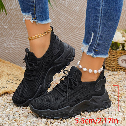 Women air cushion sneakers、arch support、non slip outsole、breathable mesh low top shoes