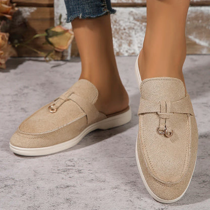 2024 New Women's Sneakers Flat Casual Shoes Slip on Ladies Loafers Plus Size 42 Vulcanized Shoes Walking Sneaker Women Slippers