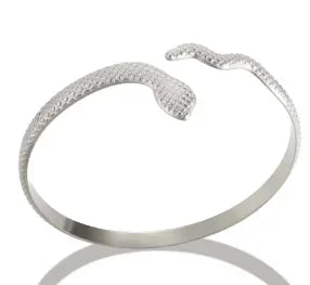 Stainless Steel Feather Shape Bangle Bracelets Jewelry