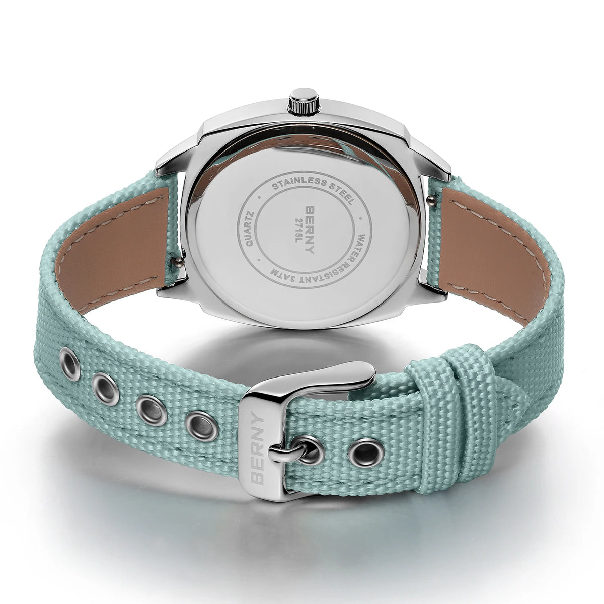 BERNY Quartz Pillow Ladies Watch Luxury Women's  Watch Comfort Fabric Watch for Women Casual Versatile Elegant Ladies Watches